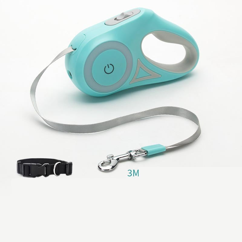 All-in-One Retractable Dog Leash and Collar Set