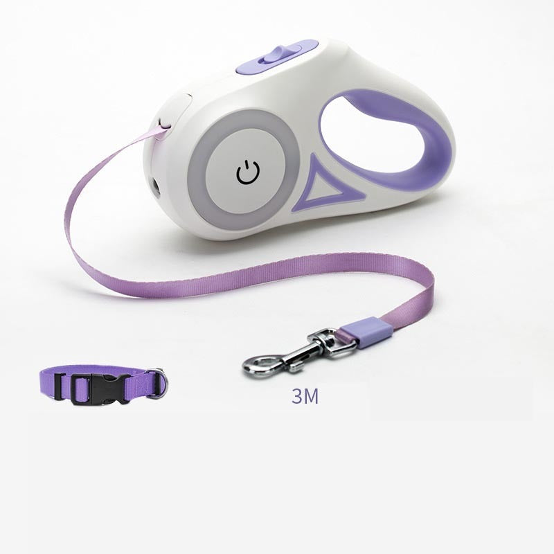 All-in-One Retractable Dog Leash and Collar Set