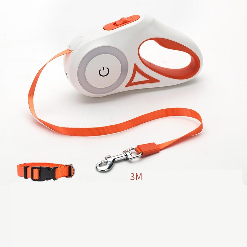 All-in-One Retractable Dog Leash and Collar Set