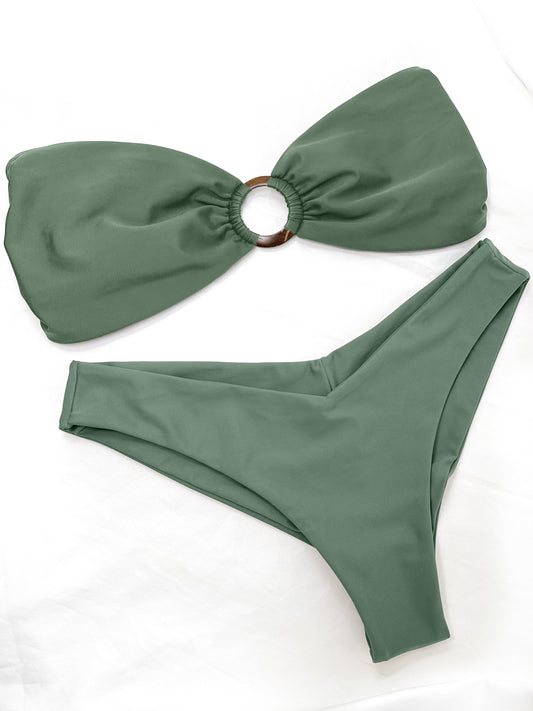 Mila Bandeau Top X Sage