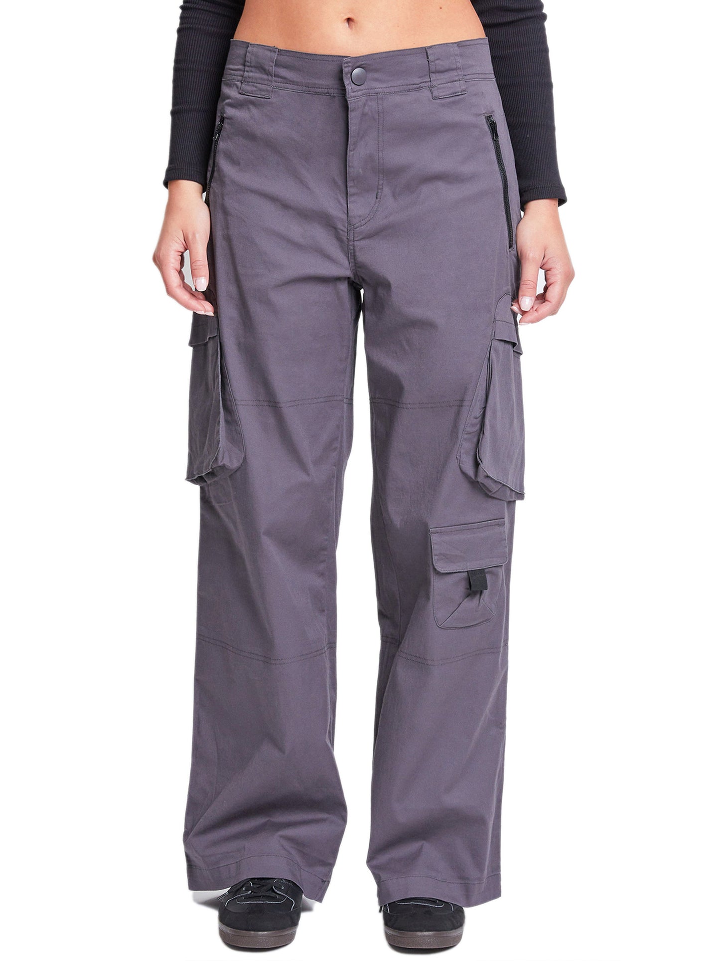 High-Rise Relaxed Fit Cargo Pants