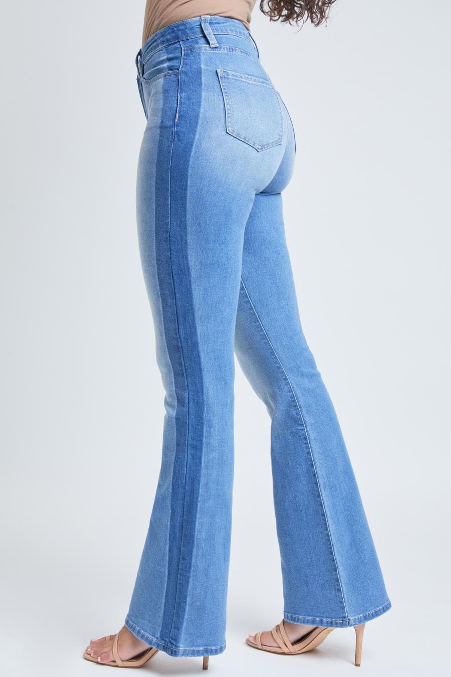 High-Rise Shadow Flare Jeans