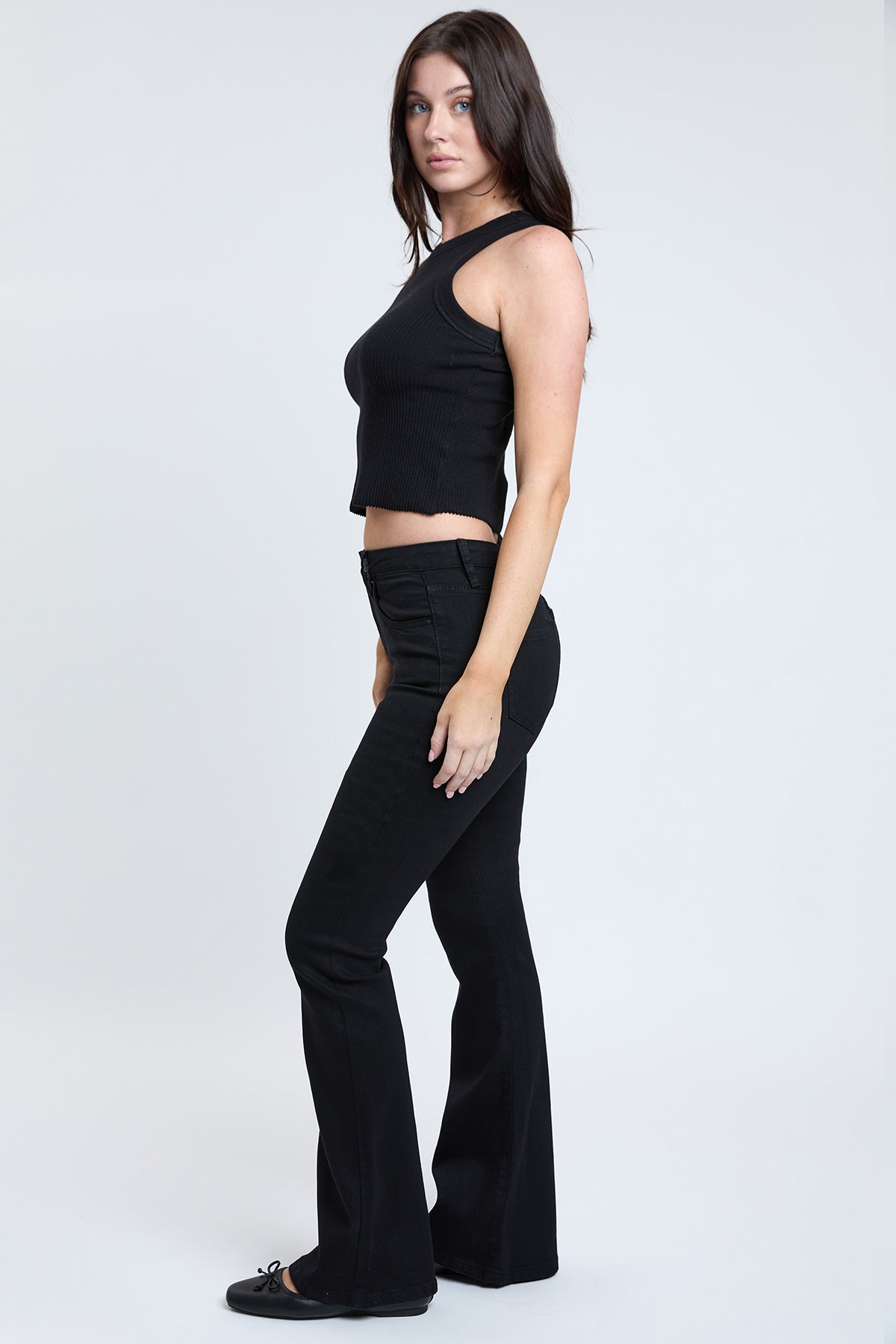 Classic Retro High Rise Flare Jean