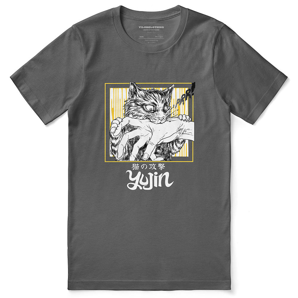 Sudden Bite Cat T-Shirt