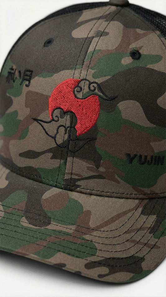 Red Moon Camouflage Trucker Hat