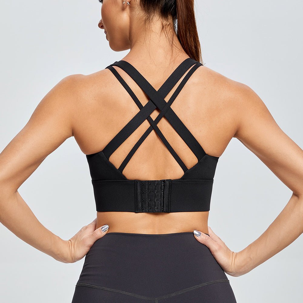 High-Support Sports Bra with Adjustable Fit