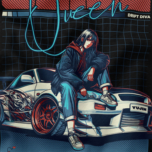 Slide Queen Car T-Shirt