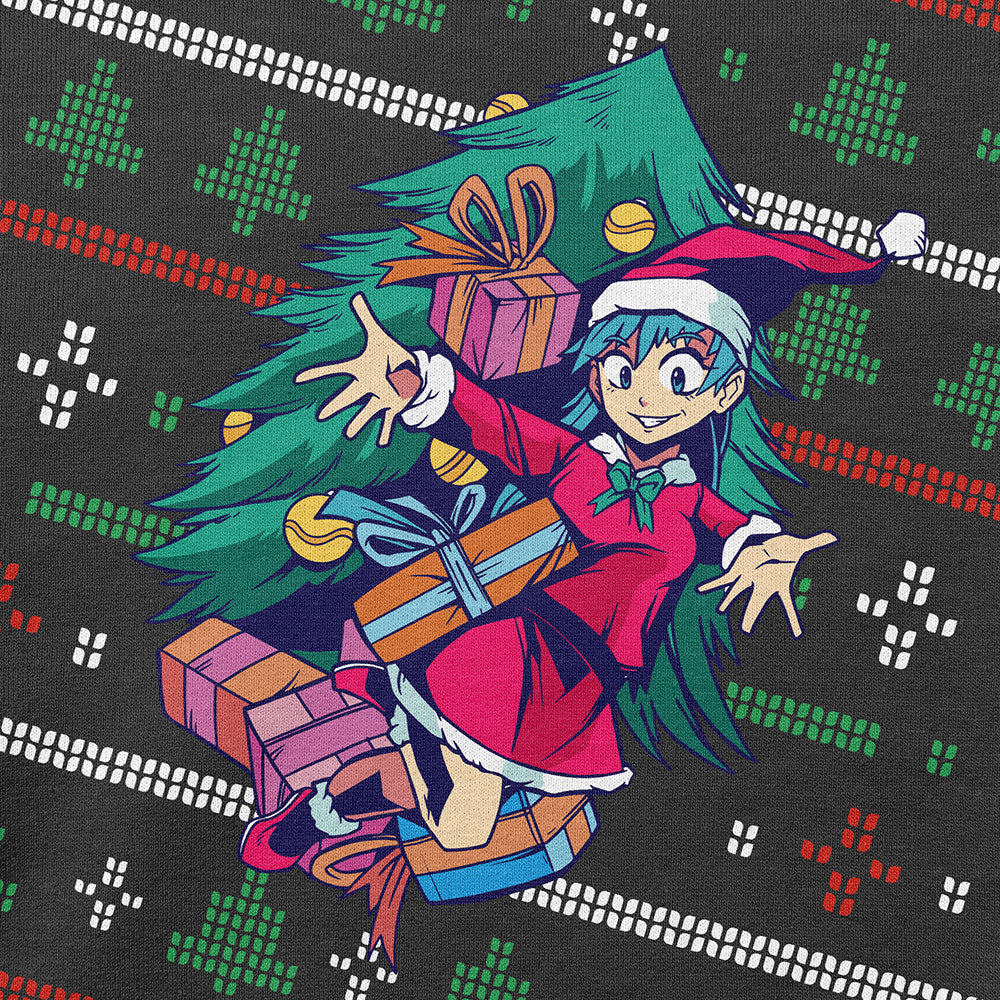 Merry Christmas Girl Ugly Sweatshirt