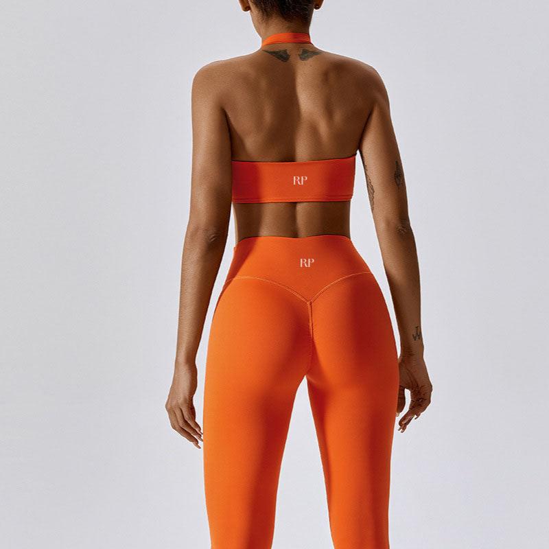 Halter Ruched Bra: Sculpted Support & Effortless Style