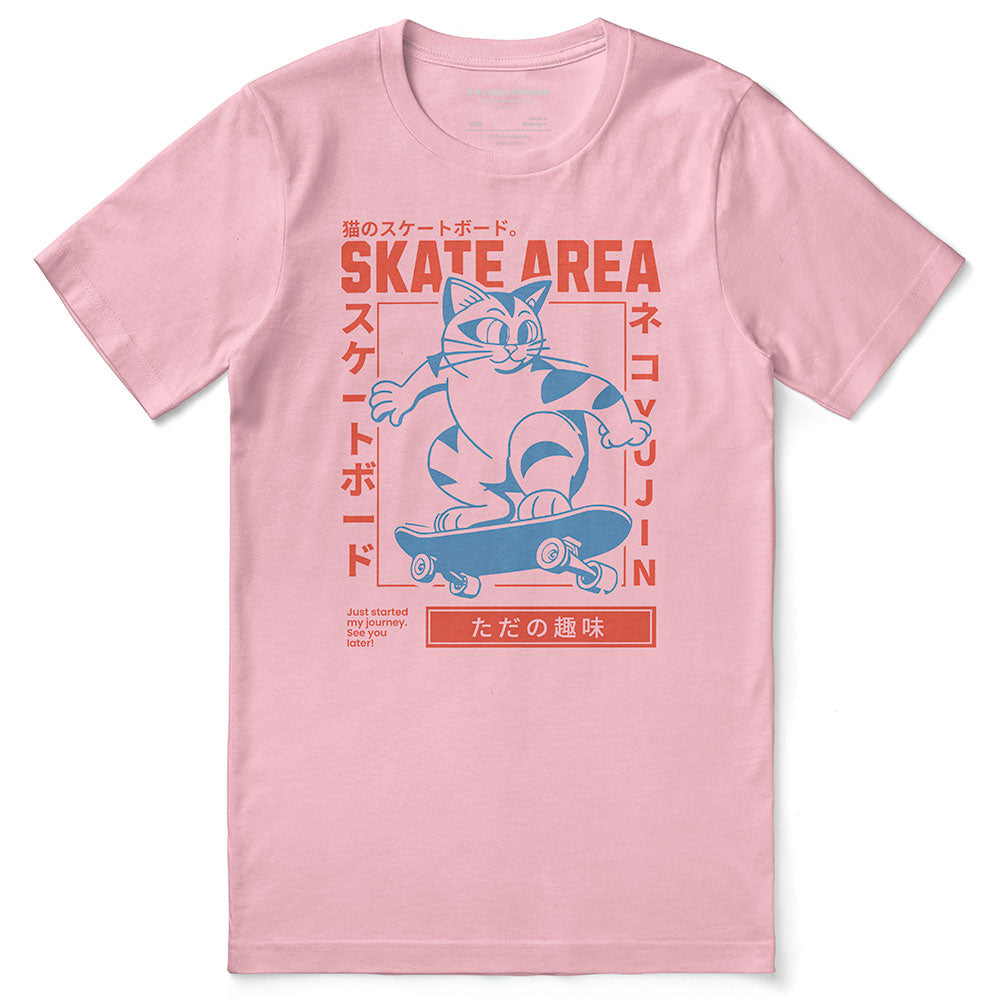 Skate Area Cat T-Shirt