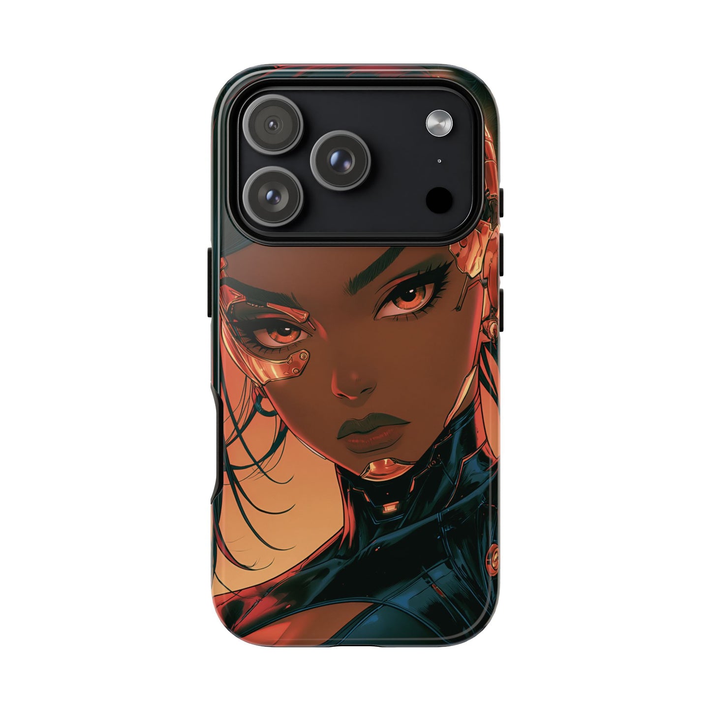 Afrofuturist Phone Case Cyberpunk Woman Art Phone Case Sci Fi