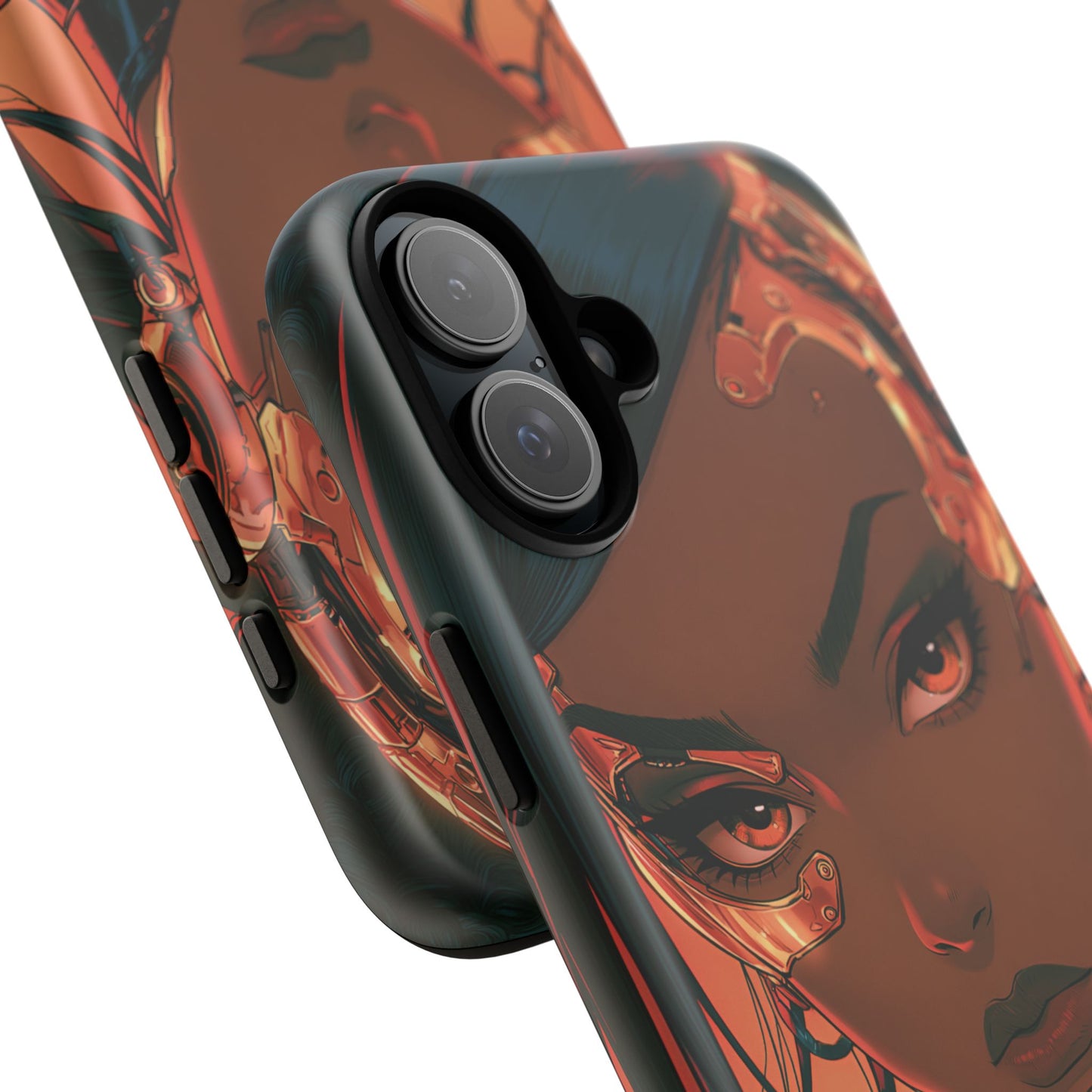 Afrofuturist Phone Case Cyberpunk Woman Art Phone Case Sci Fi