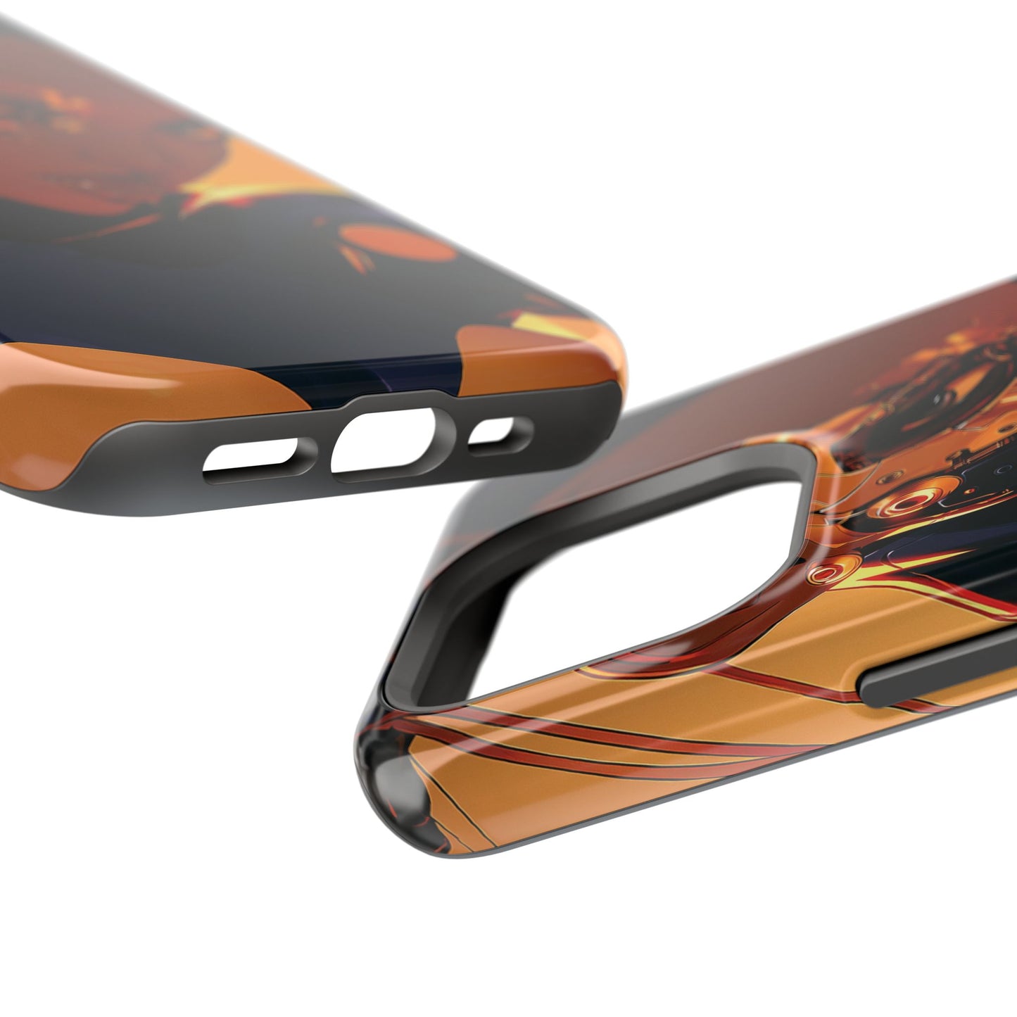 Afrofuturist Phone Case Cyberpunk Woman Art Black Owned Phone Case Sci Fi Melanin Gold Tech Gift
