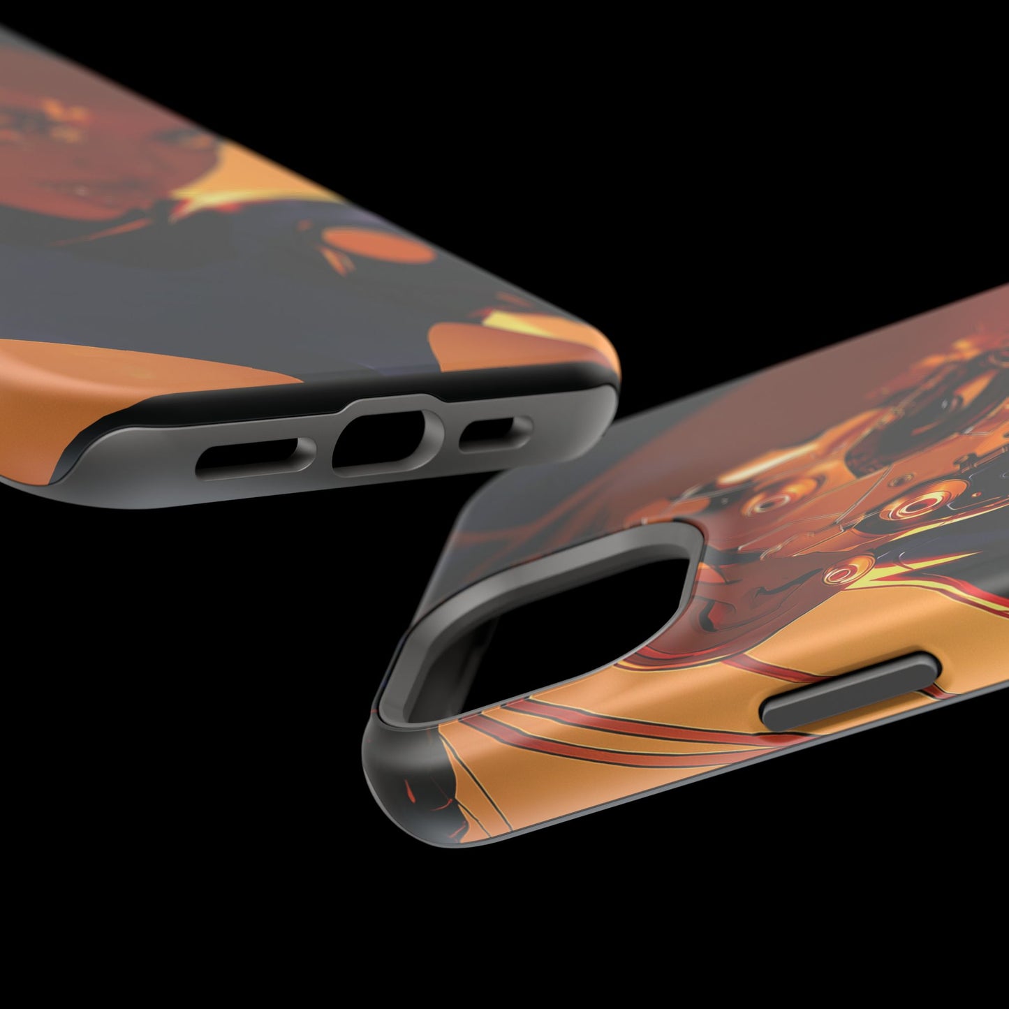 Afrofuturist Phone Case Cyberpunk Woman Art Black Owned Phone Case Sci Fi Melanin Gold Tech Gift