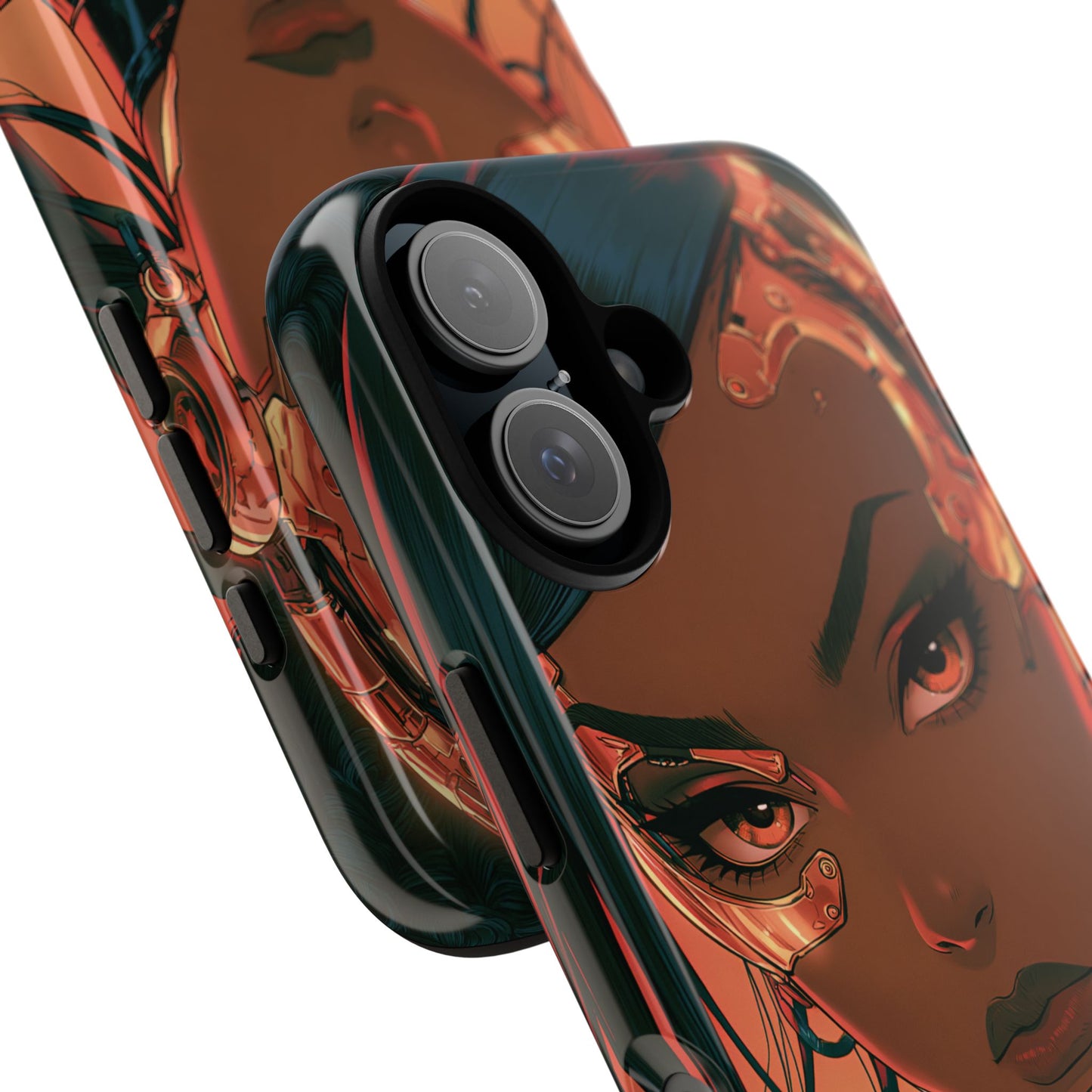 Afrofuturist Phone Case Cyberpunk Woman Art Phone Case Sci Fi