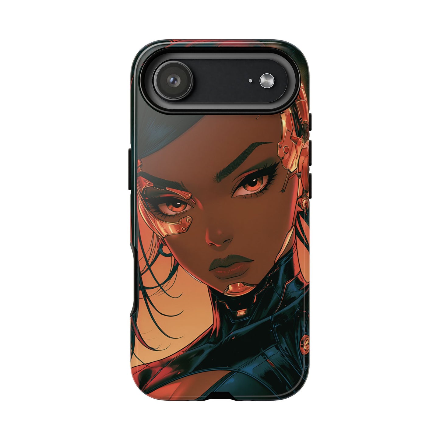 Afrofuturist Phone Case Cyberpunk Woman Art Phone Case Sci Fi