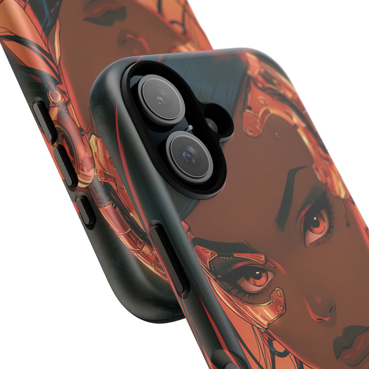 Afrofuturist Phone Case Cyberpunk Woman Art Phone Case Sci Fi