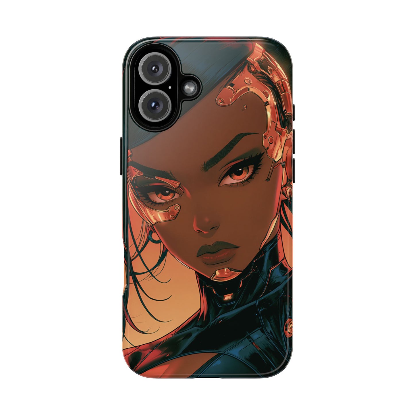 Afrofuturist Phone Case Cyberpunk Woman Art Phone Case Sci Fi