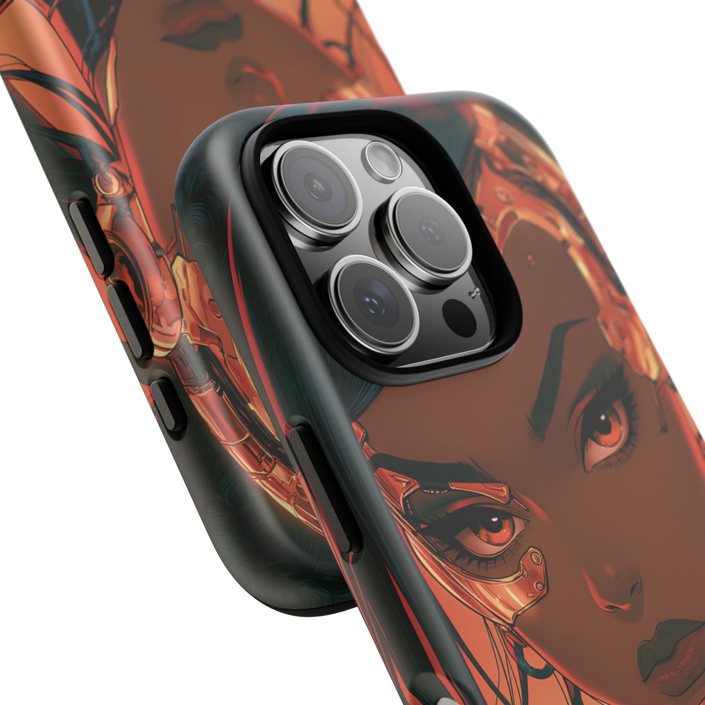 Afrofuturist Phone Case Cyberpunk Woman Art Phone Case Sci Fi
