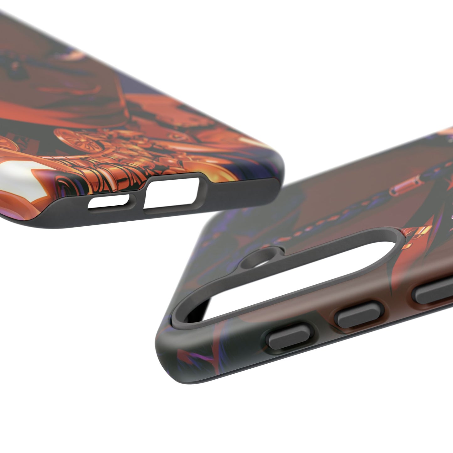 Afrofuturist Phone Case Black Owned iPhone 16 Case Cyberpunk Warrior Art Cultural Gift Tough Case