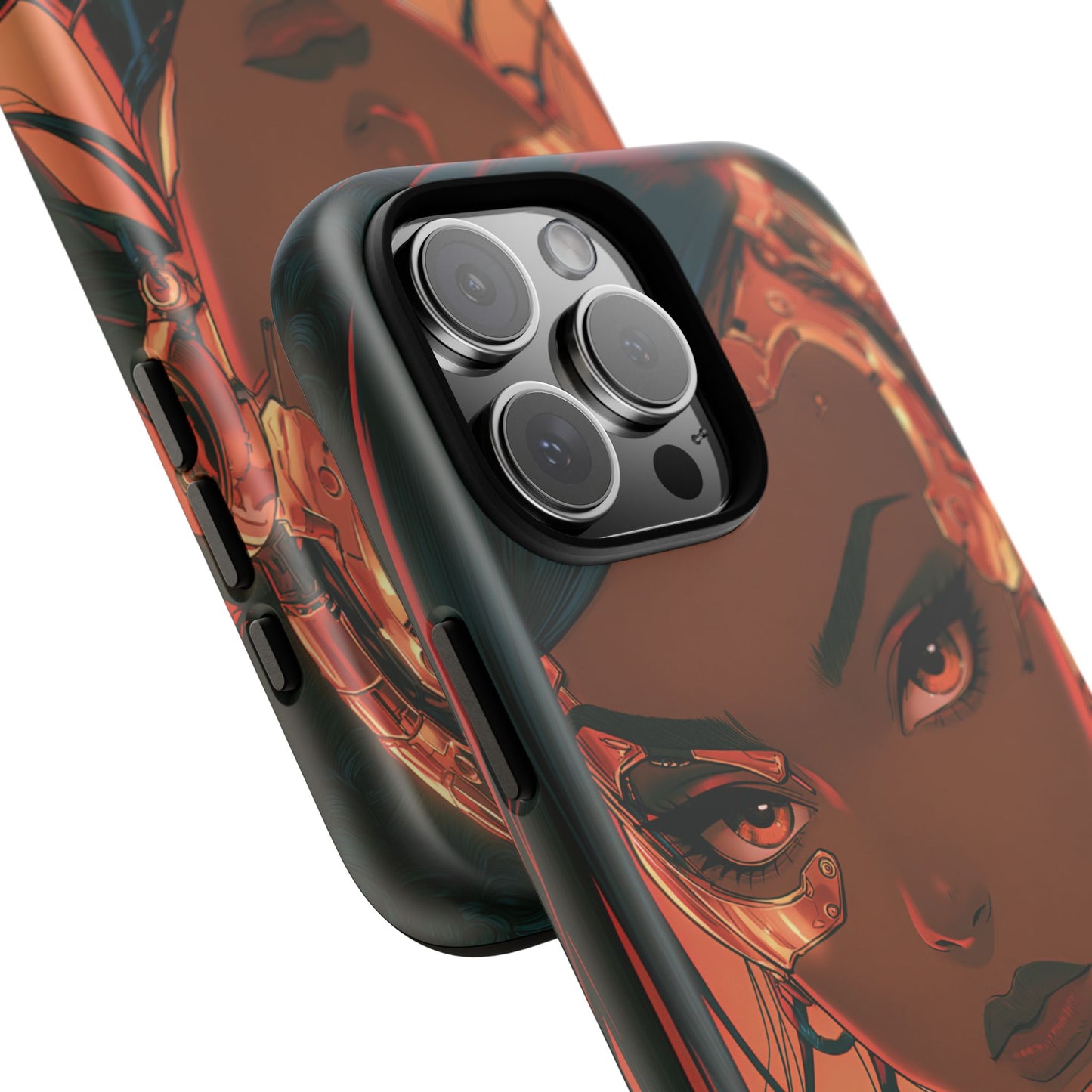Afrofuturist Phone Case Cyberpunk Woman Art Phone Case Sci Fi