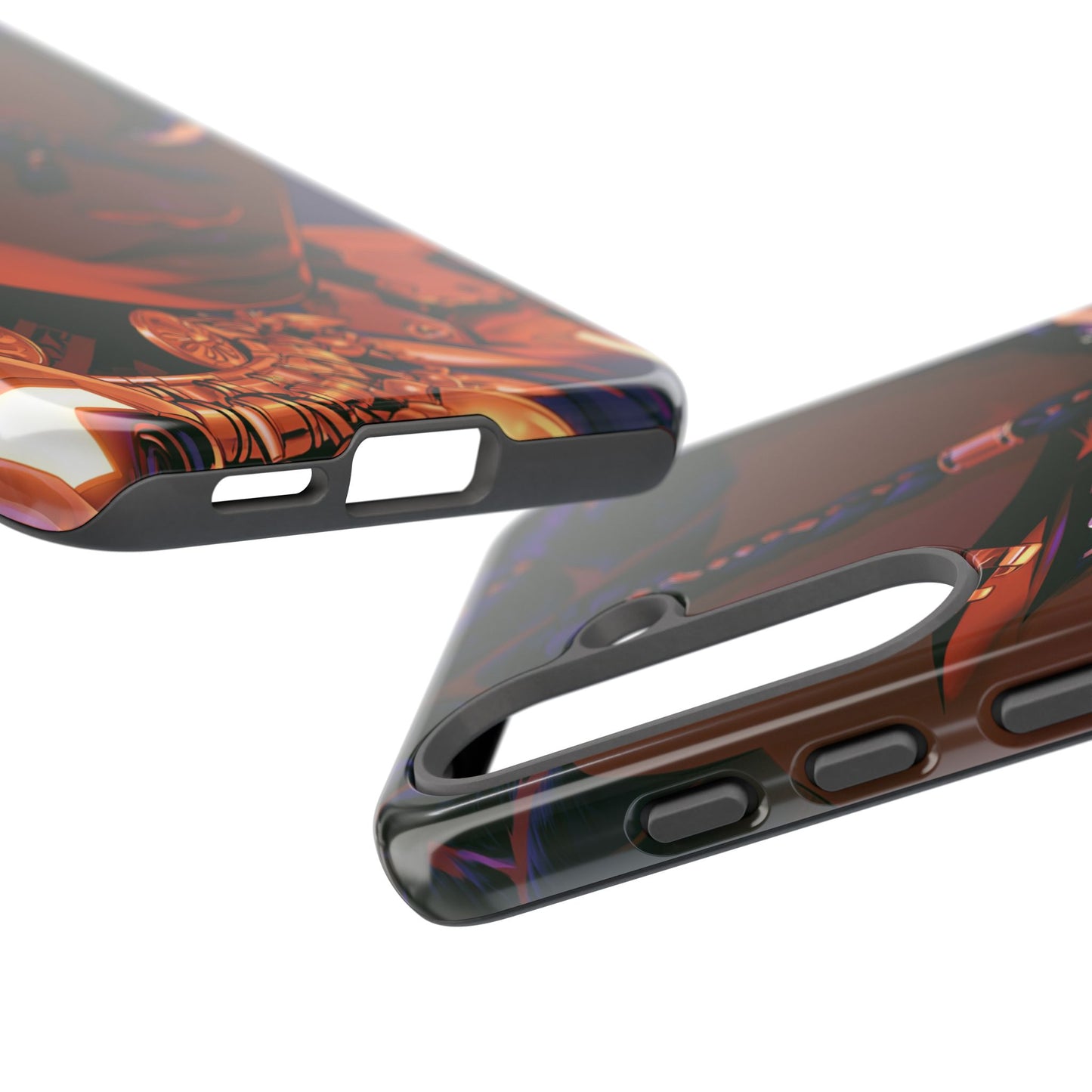 Afrofuturist Phone Case Black Owned iPhone 16 Case Cyberpunk Warrior Art Cultural Gift Tough Case