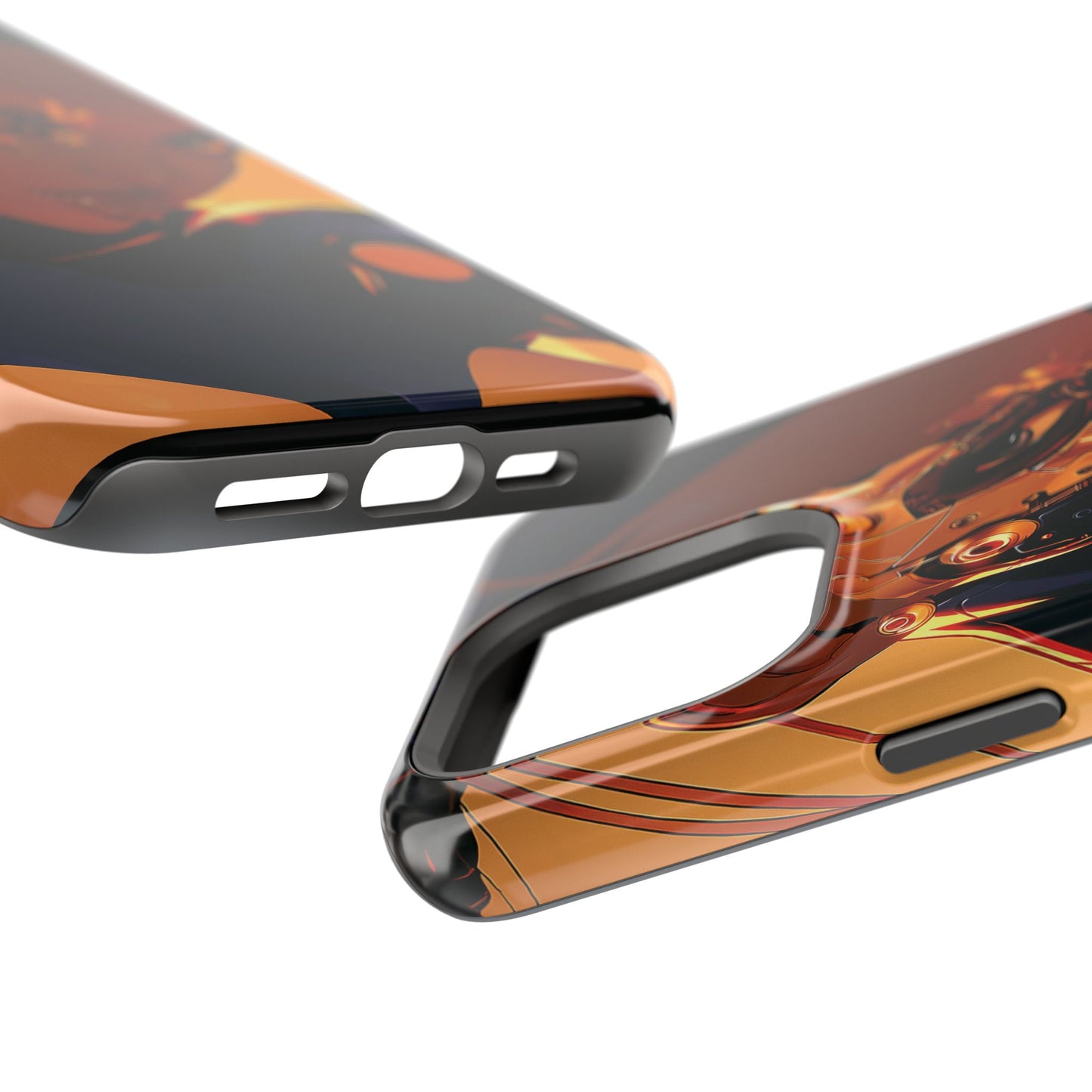 Afrofuturist Phone Case Cyberpunk Woman Art Black Owned Phone Case Sci Fi Melanin Gold Tech Gift
