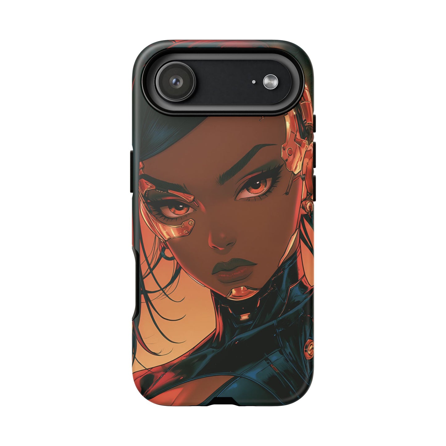 Afrofuturist Phone Case Cyberpunk Woman Art Phone Case Sci Fi