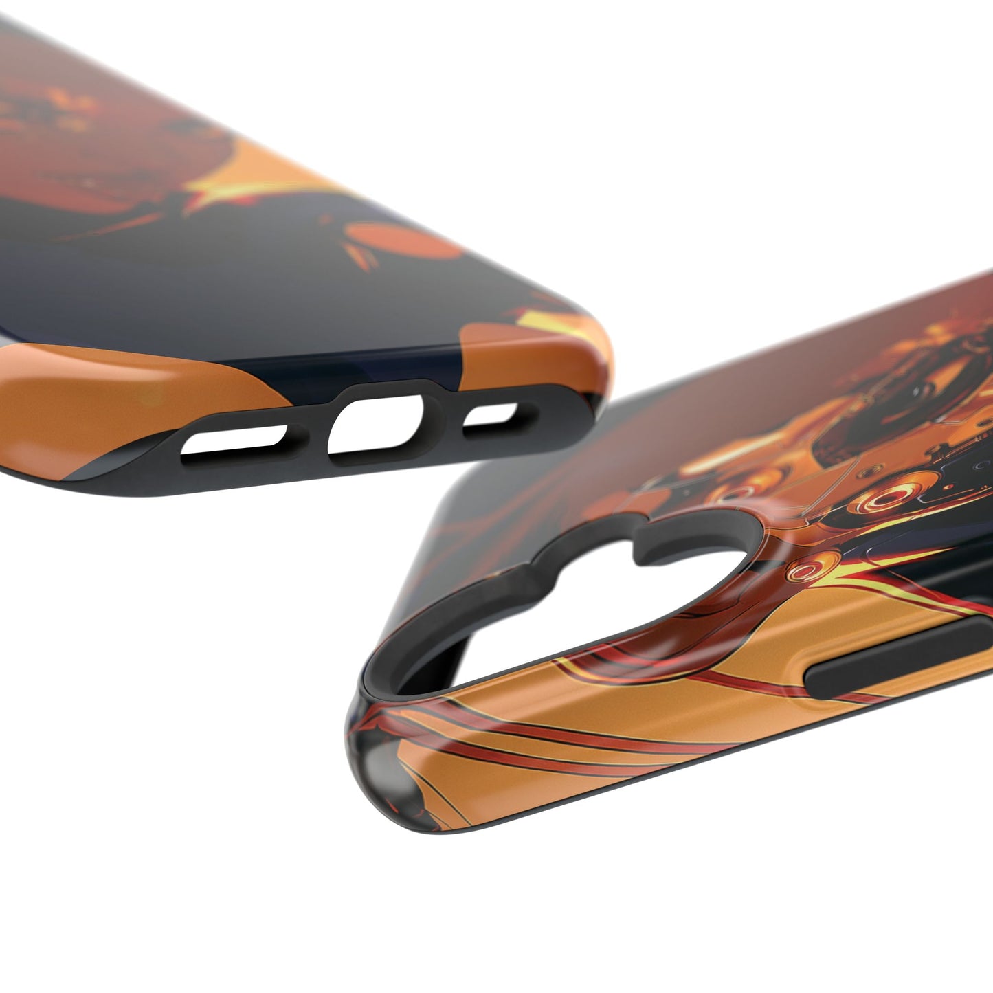 Afrofuturist Phone Case Cyberpunk Woman Art Black Owned Phone Case Sci Fi Melanin Gold Tech Gift