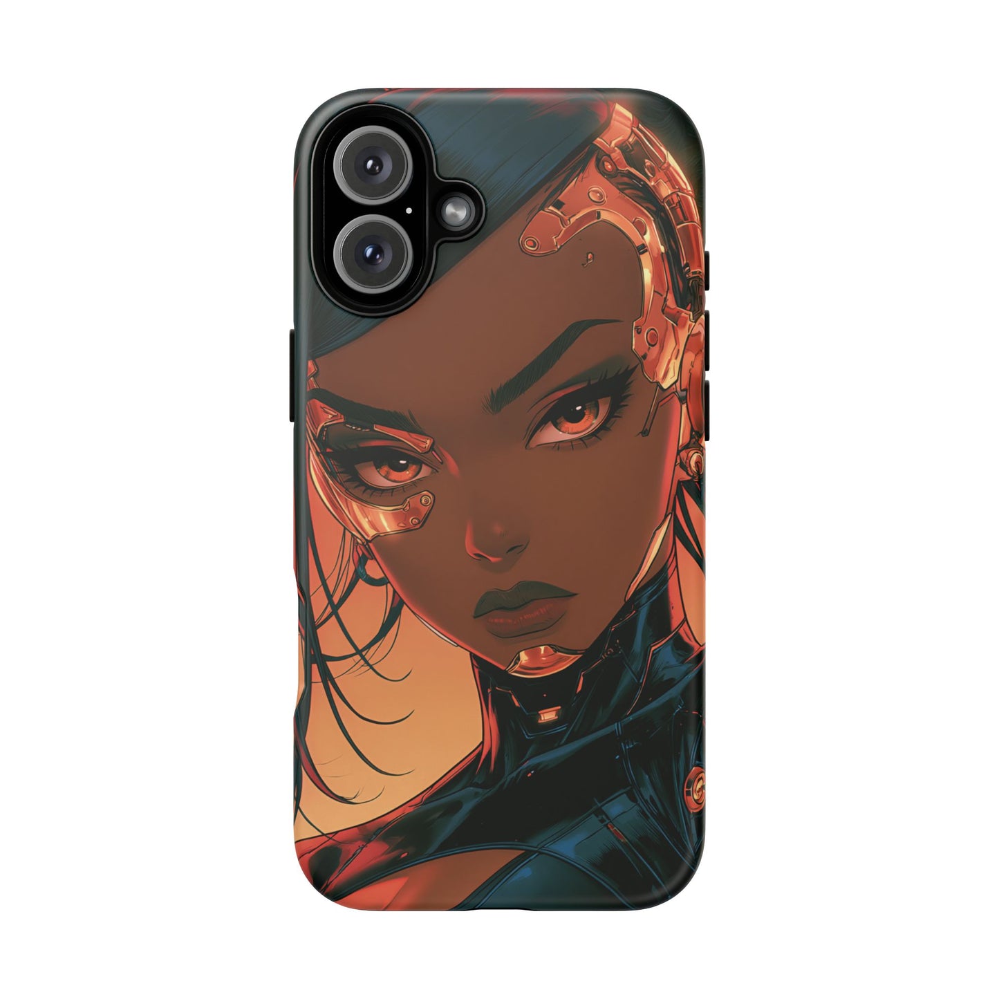 Afrofuturist Phone Case Cyberpunk Woman Art Phone Case Sci Fi
