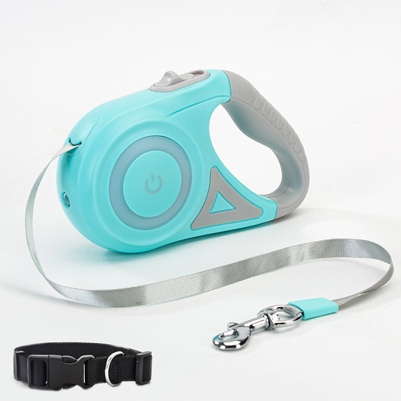 All-in-One Retractable Dog Leash and Collar Set