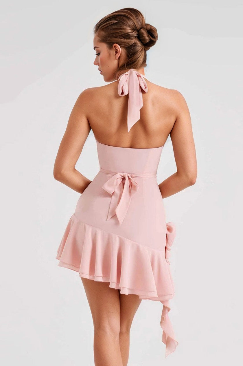 Romantic Ruffled Mini Dress