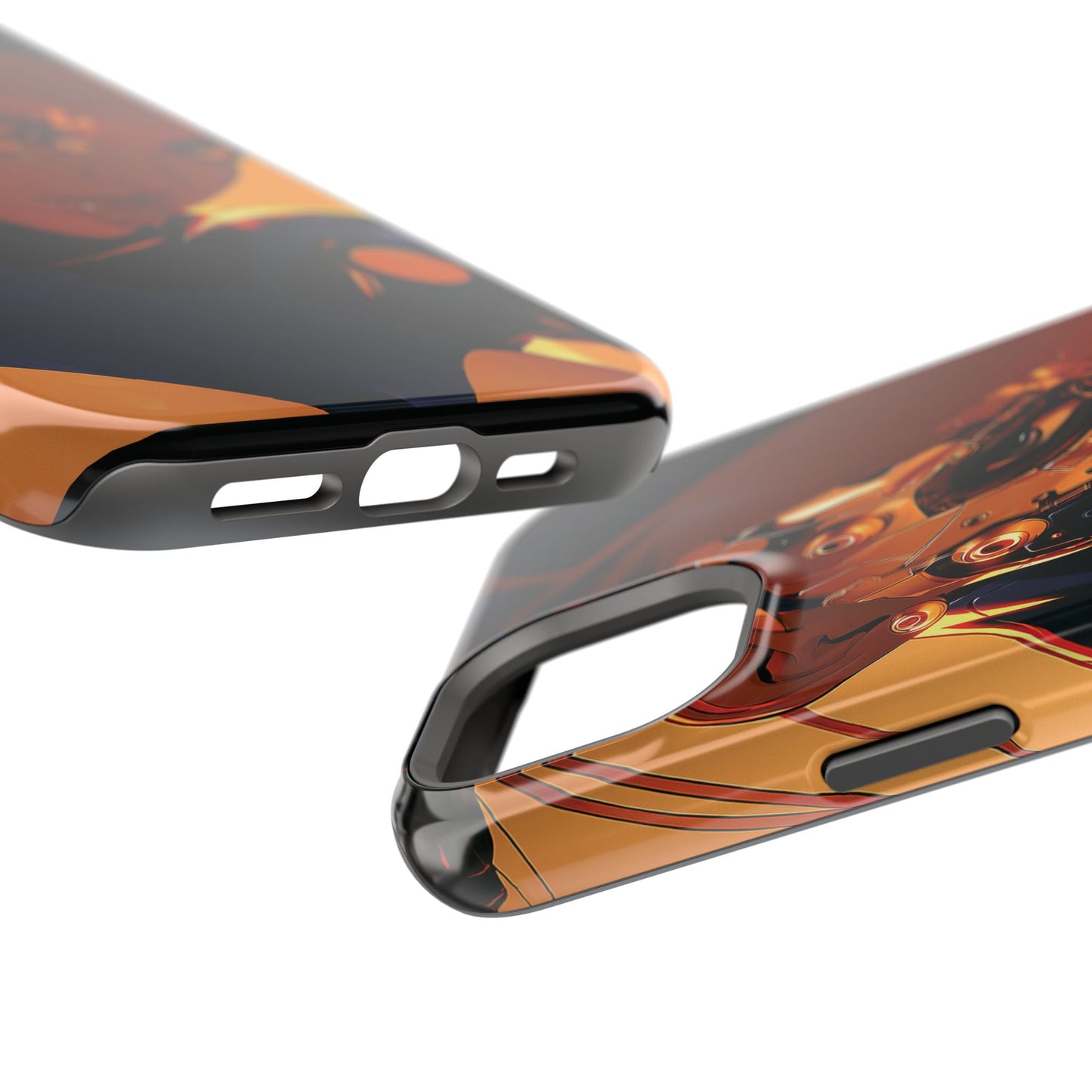 Afrofuturist Phone Case Cyberpunk Woman Art Black Owned Phone Case Sci Fi Melanin Gold Tech Gift