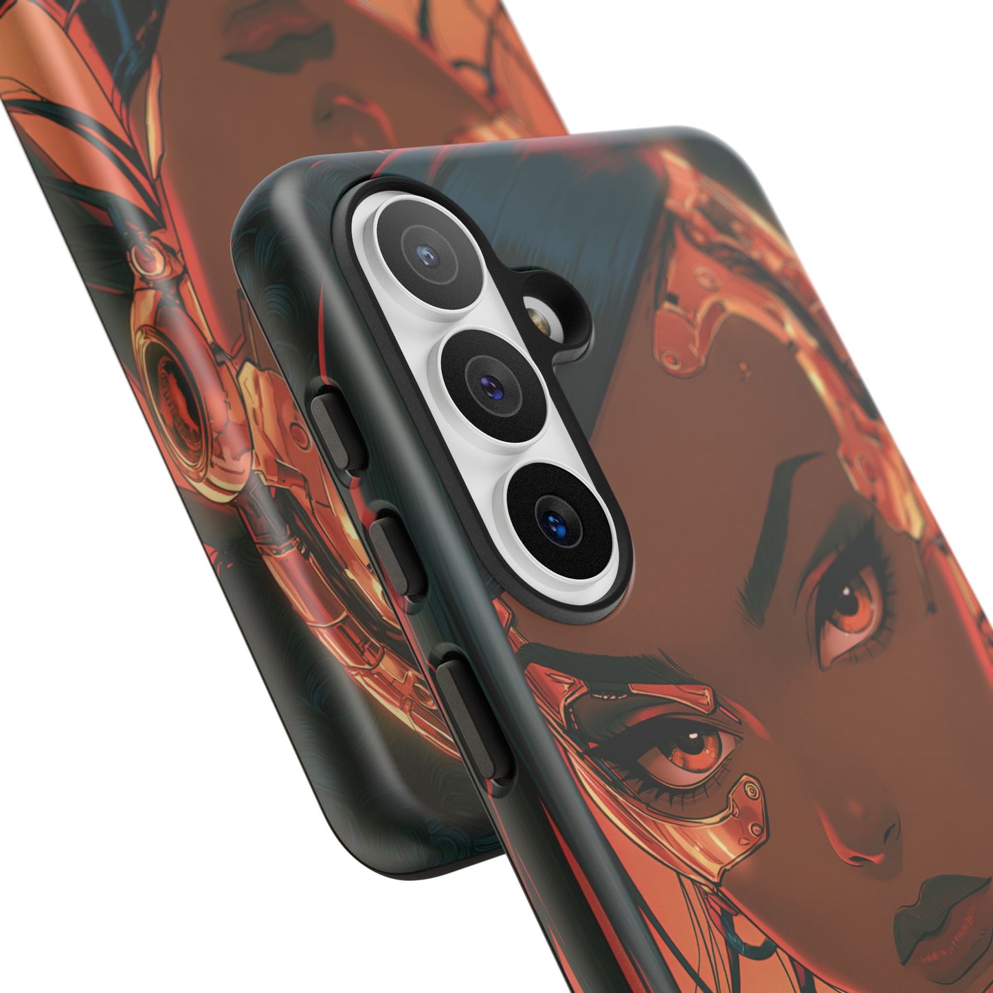 Afrofuturist Phone Case Cyberpunk Woman Art Phone Case Sci Fi