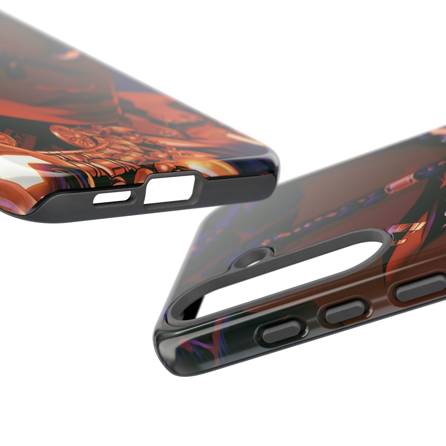 Afrofuturist Phone Case Black Owned iPhone 16 Case Cyberpunk Warrior Art Cultural Gift Tough Case