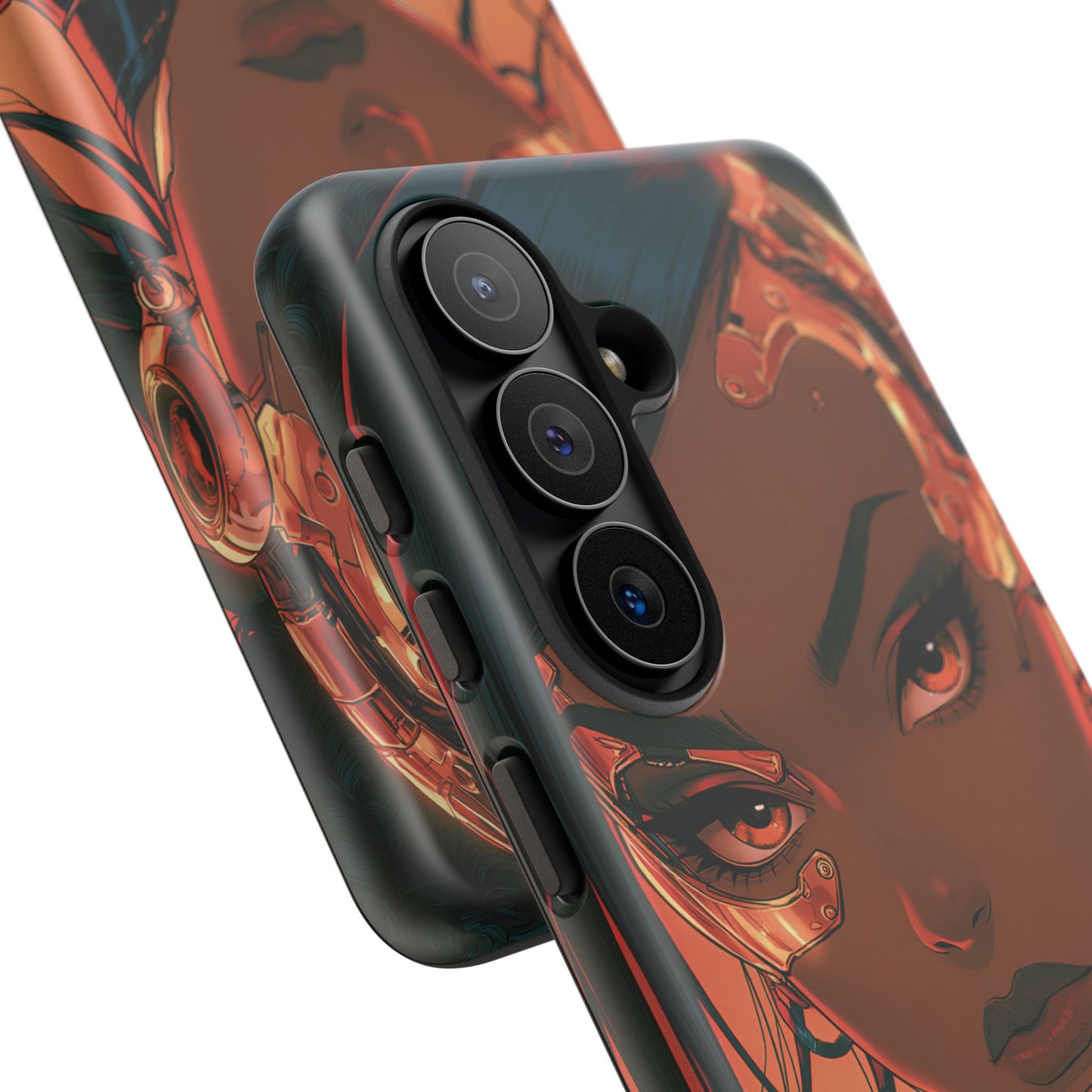 Afrofuturist Phone Case Cyberpunk Woman Art Phone Case Sci Fi