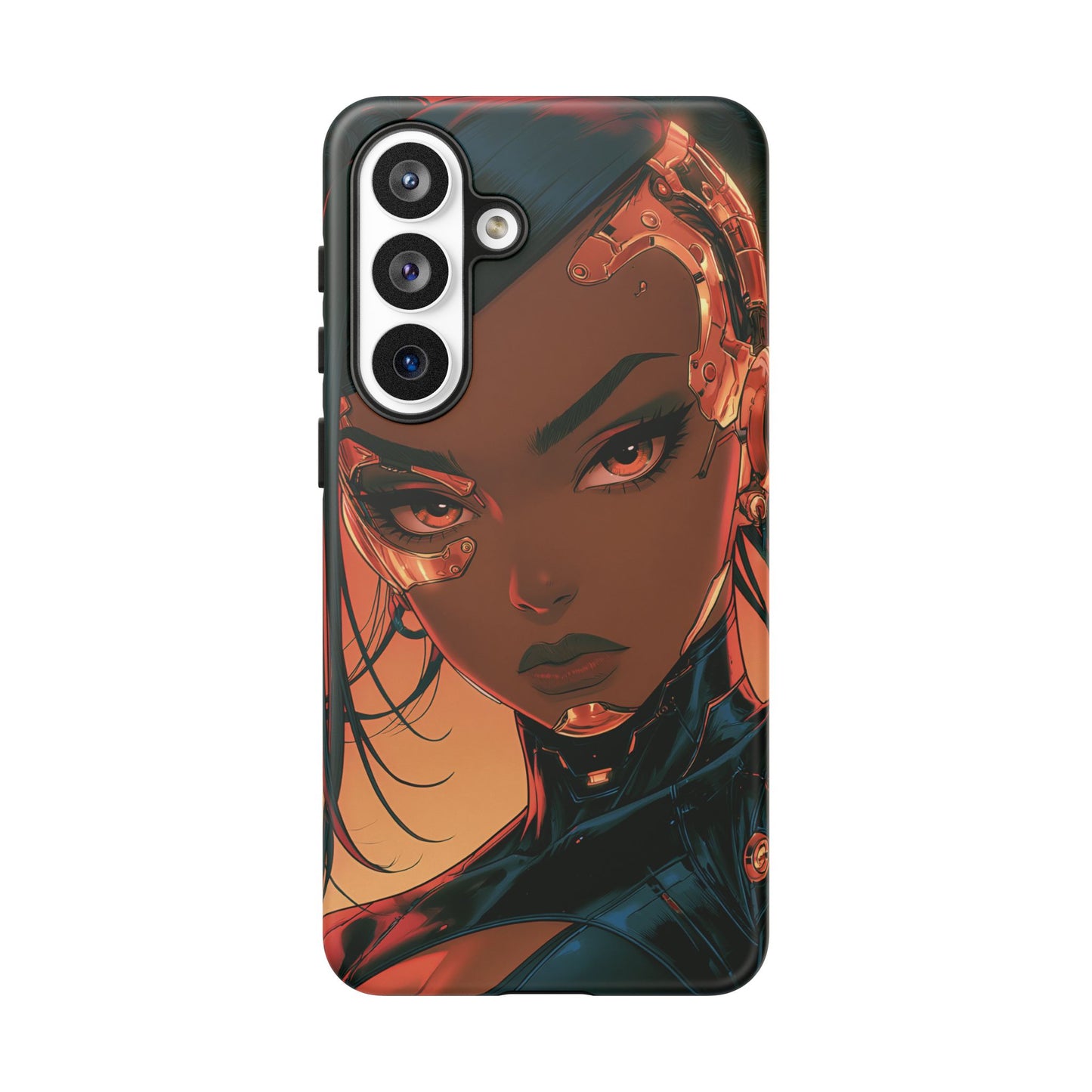 Afrofuturist Phone Case Cyberpunk Woman Art Phone Case Sci Fi
