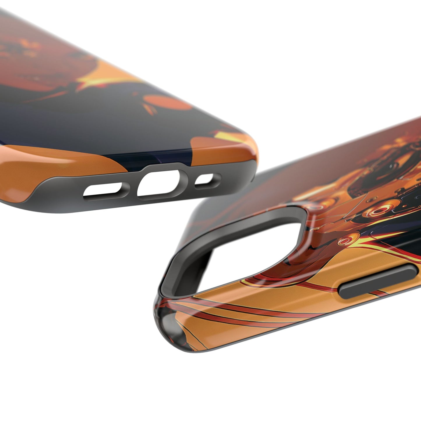 Afrofuturist Phone Case Cyberpunk Woman Art Black Owned Phone Case Sci Fi Melanin Gold Tech Gift