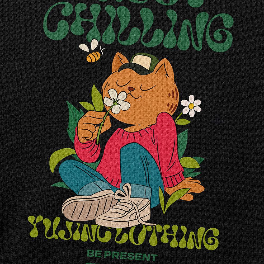 Enjoy Chilling Cat Sweatshirt