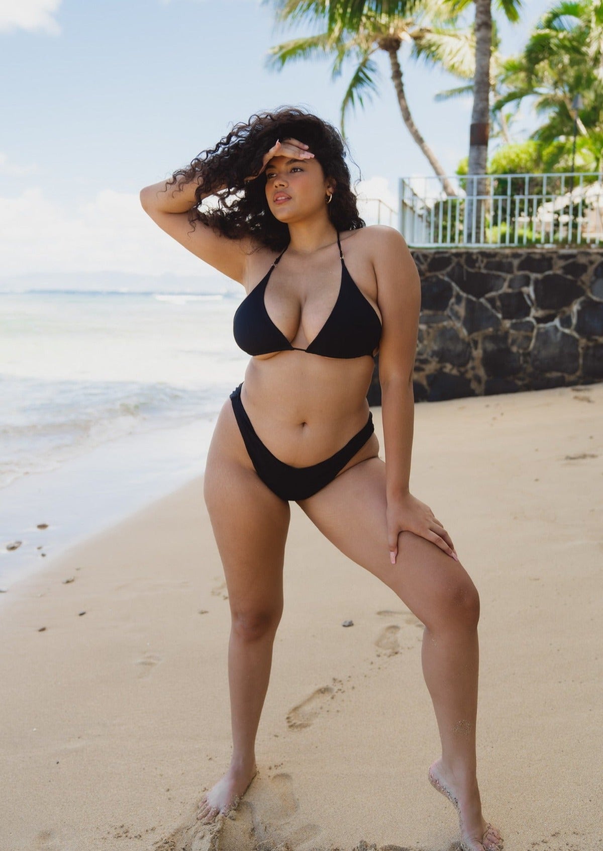 Nalani Triangle Bikini Top: Timeless