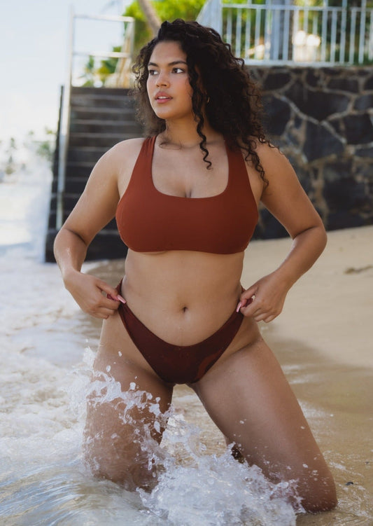 Sunset Bikini Top X Terracotta