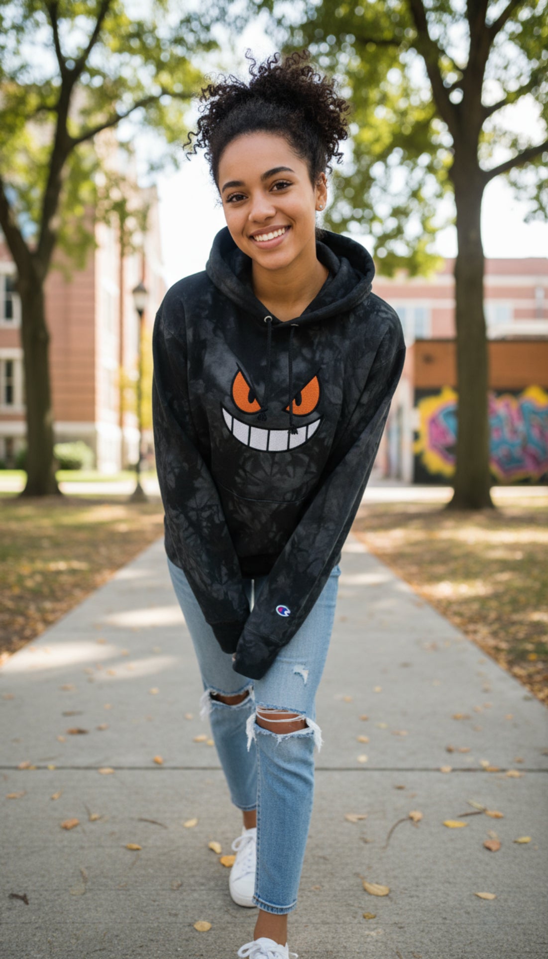 Demon Inside Tie-Dye Hoodie