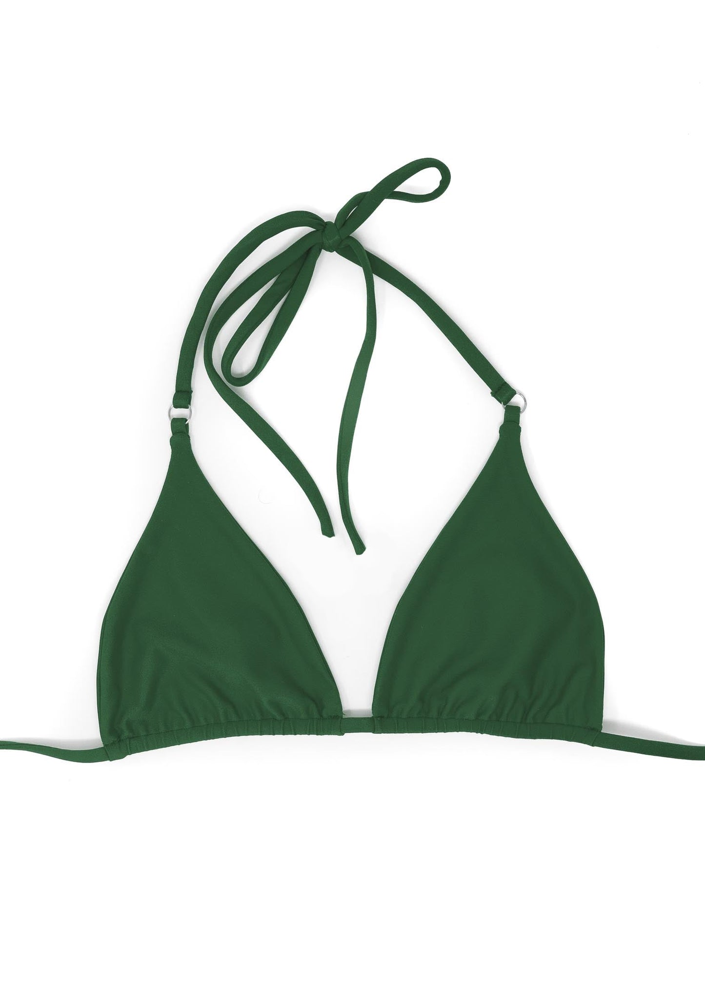 Nalani Classic Green Triangle Bikini Top