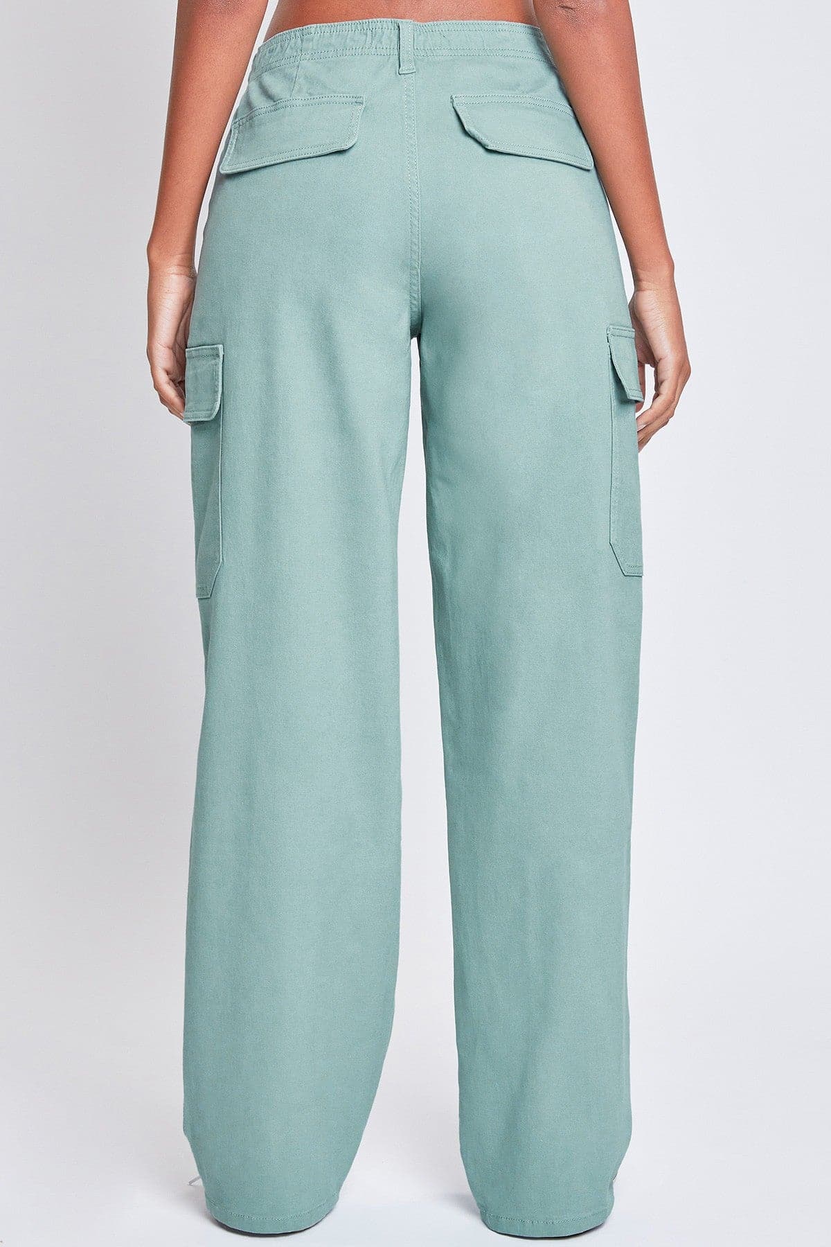 High Rise Straight Leg Cargo Pants