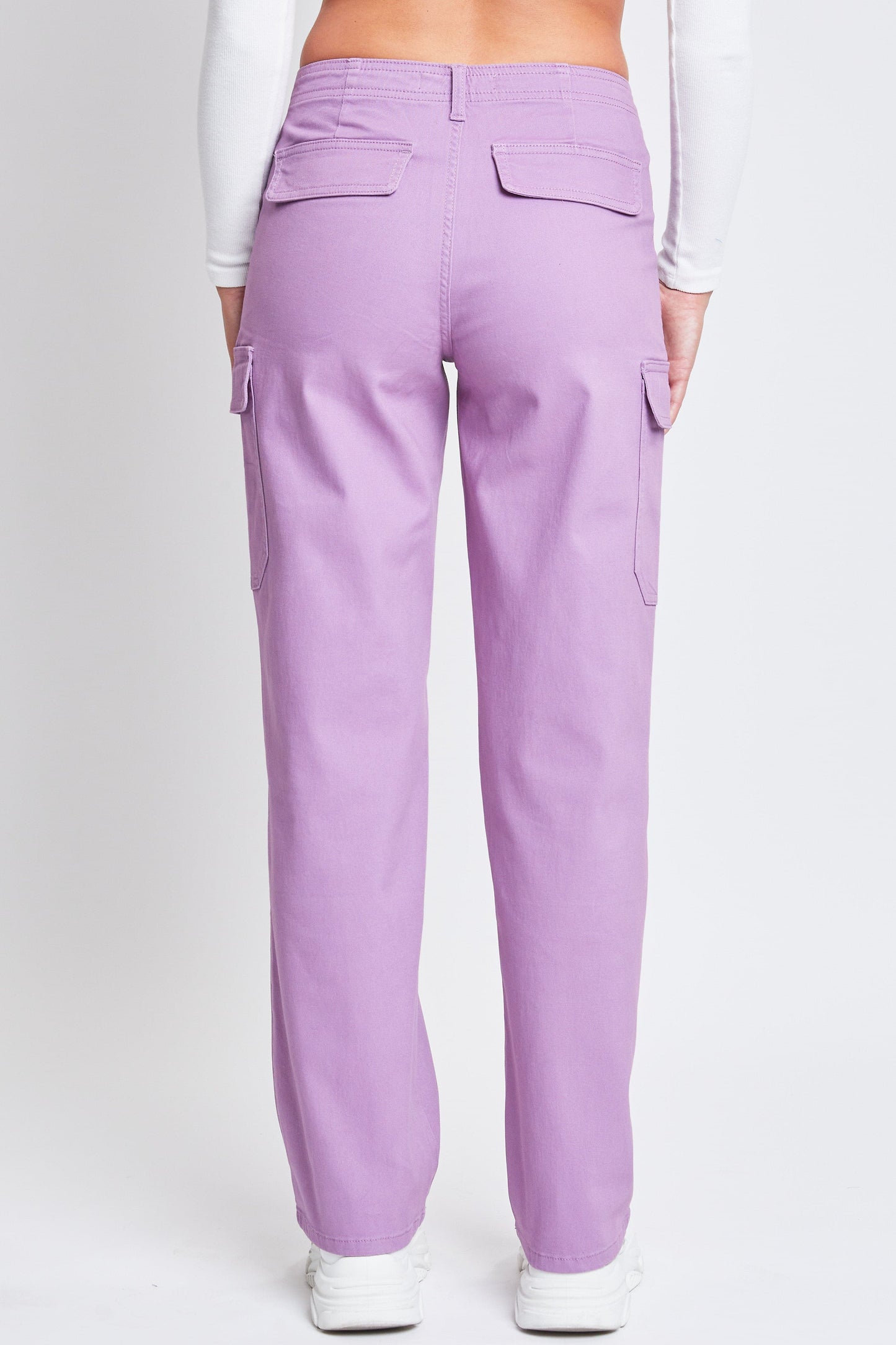 High Rise Straight Leg Cargo Pants