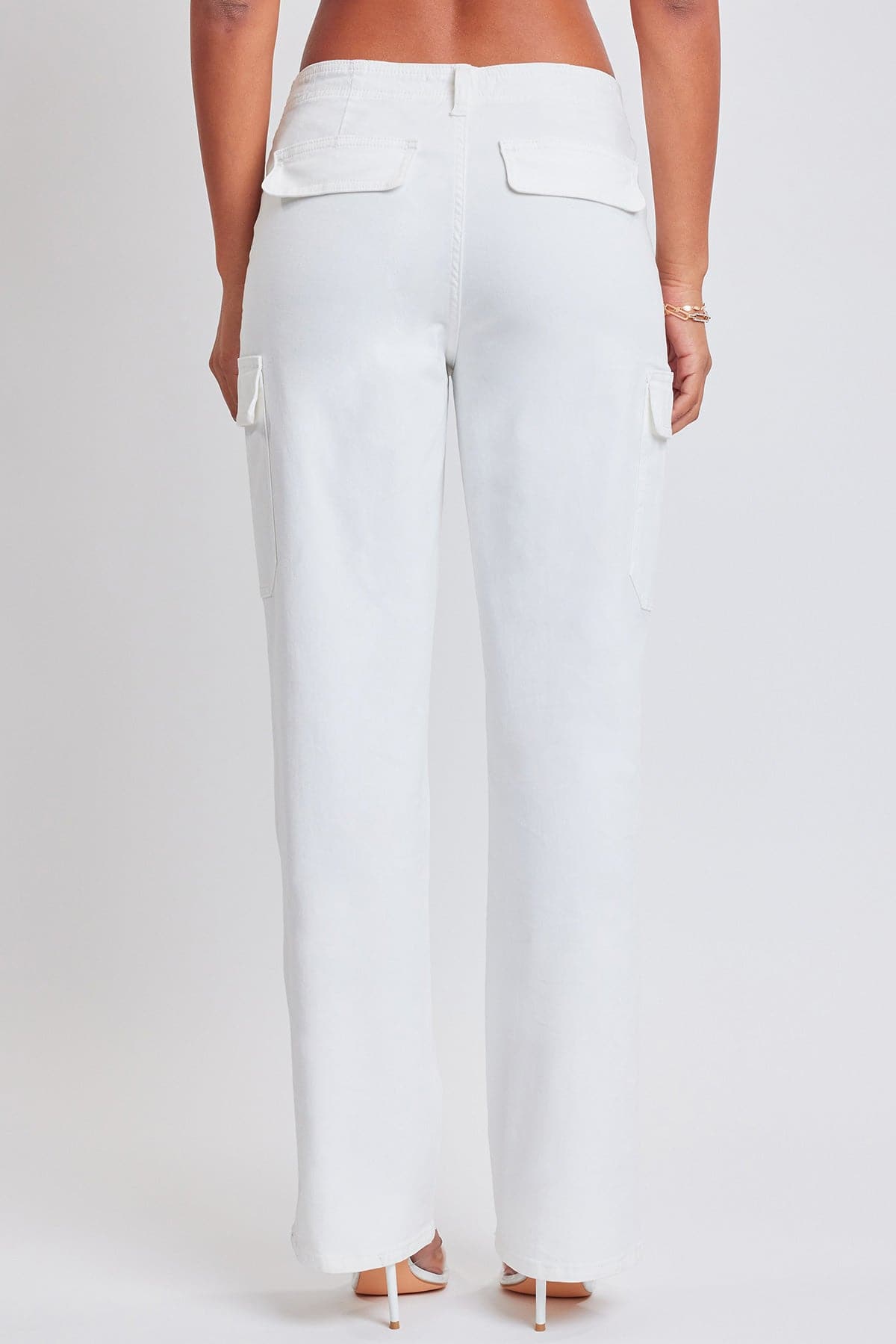 High Rise Straight Leg Cargo Pants