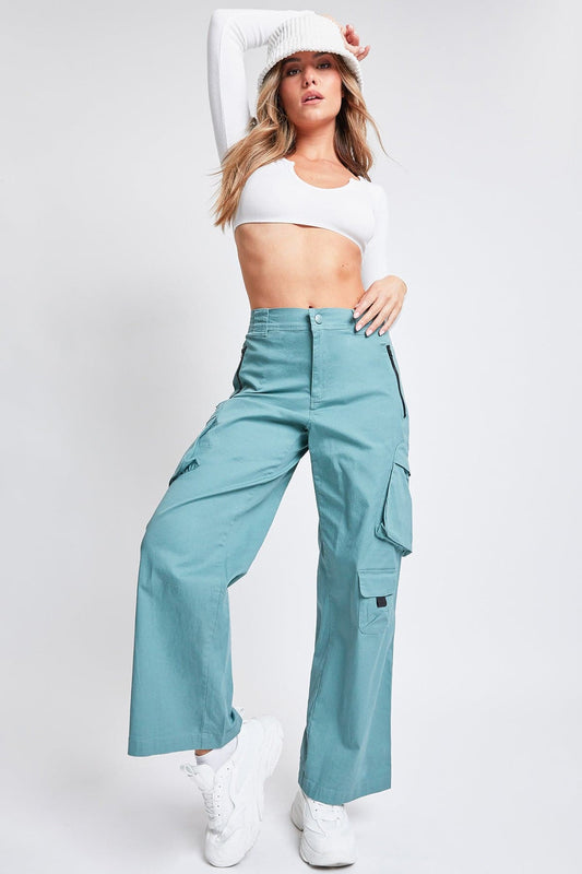 High-Rise Relaxed Fit Cargo Pants