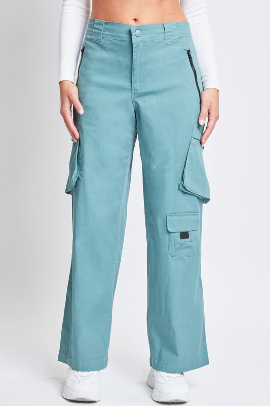 High-Rise Relaxed Fit Cargo Pants