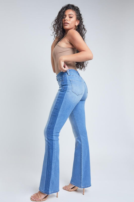High-Rise  Shadow  Flare Jeans