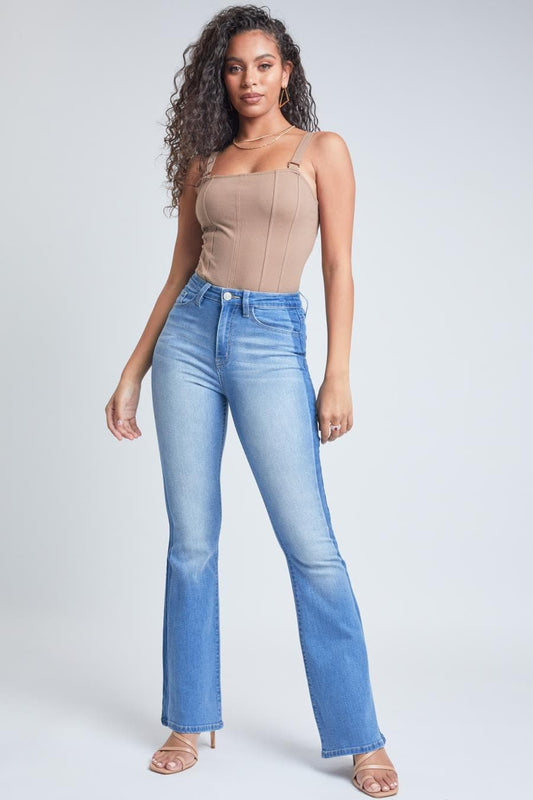 High-Rise  Shadow  Flare Jeans